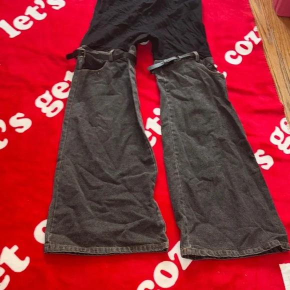 Black and Gray Overalls - Picture 2 of 6